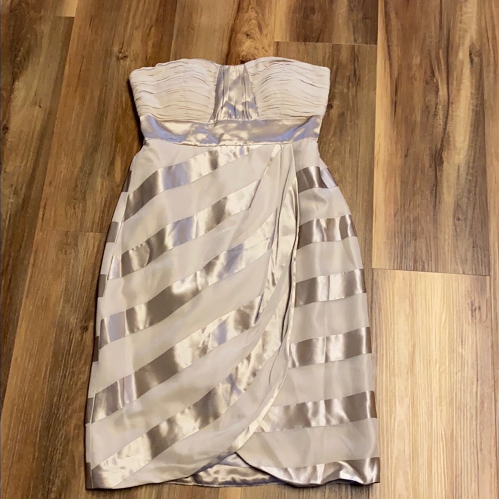 Antonio Melani silk strapless dress